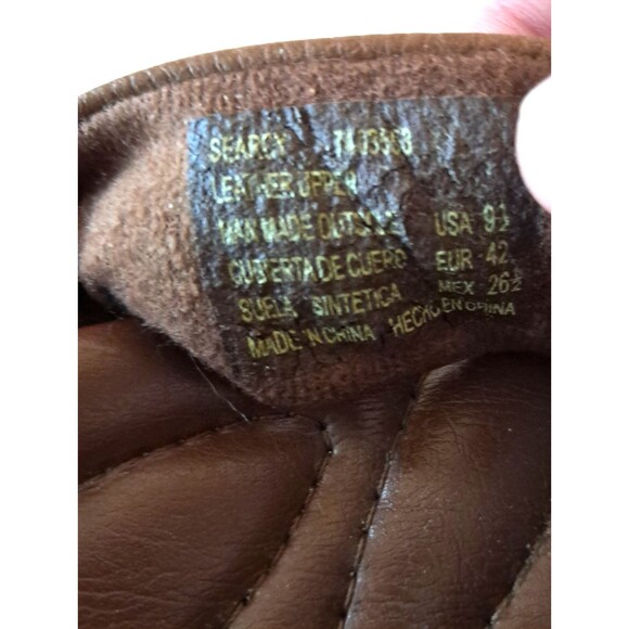 Earth Spirit Gelron 2000 Wedge Sandals Brown Leather Shoes Women size 9.5 - Picture 15 of 16